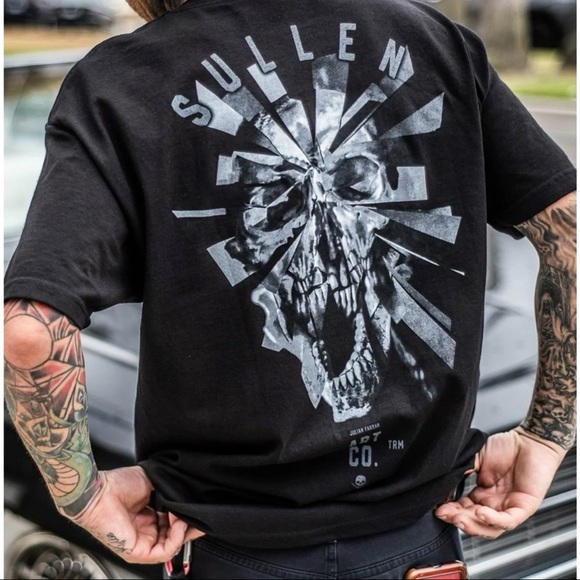 Sullen Men's Shattered Graphic Short Sleeve T-Shirt - Black, Medium